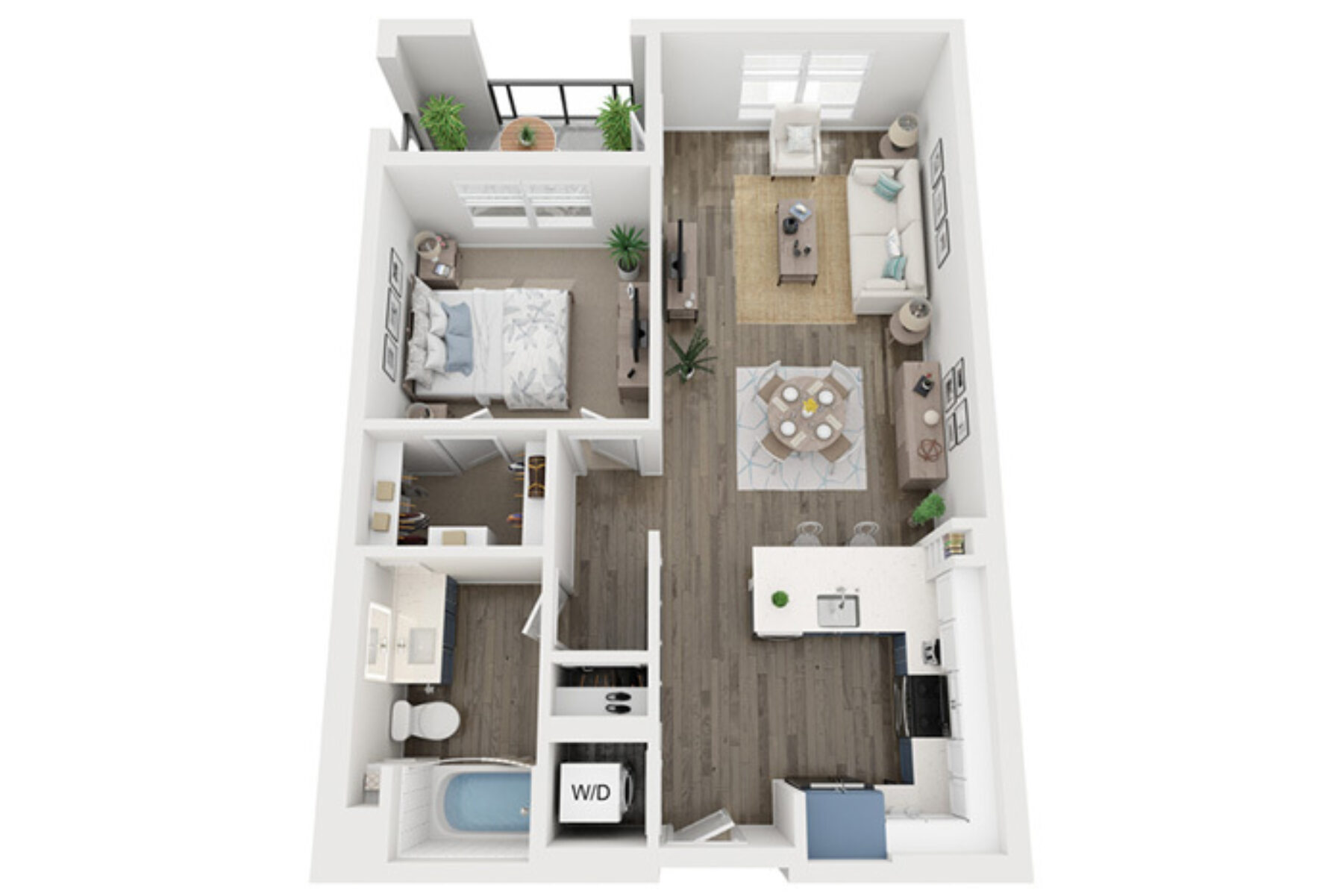 Plan Image: B2 - One Bedroom